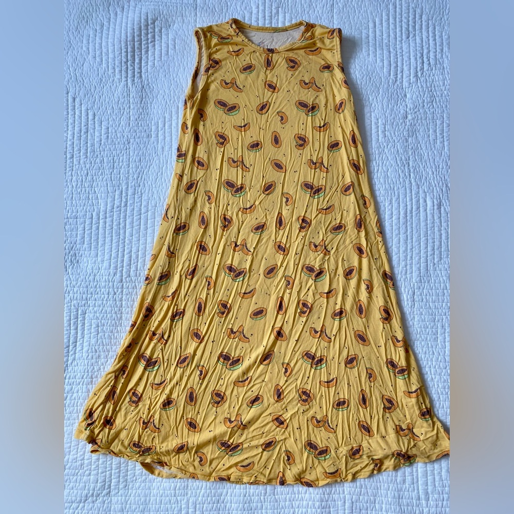Bellabu Bear Bamboo Girls' Sleeveless Dress 7/8